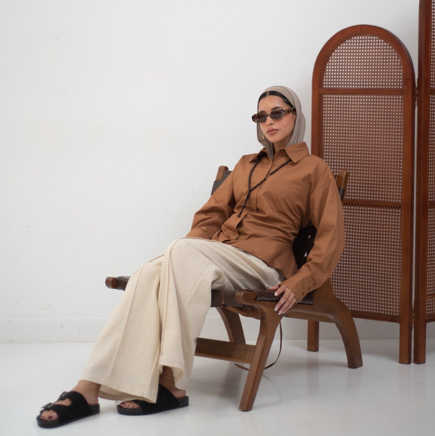 Cairo Shirt Choco - AB Essential Women Wear