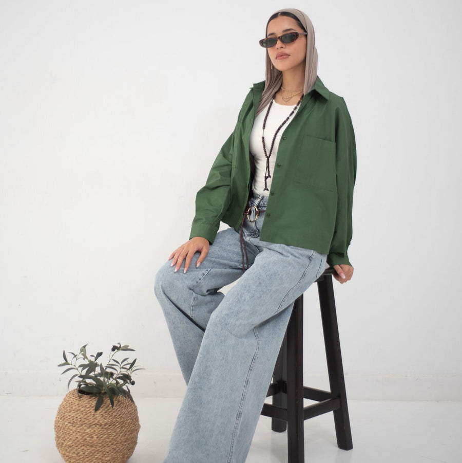 Cairo Shirt Grass - AB Essential Women Wear