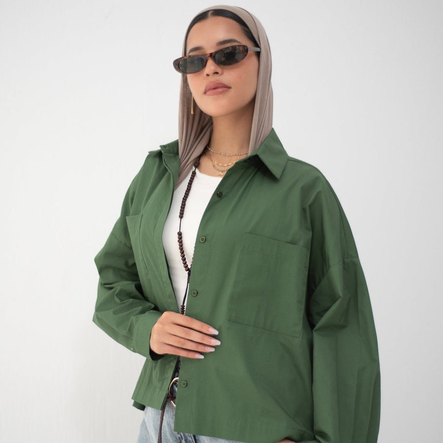 Cairo Shirt Grass - AB Essential Women Wear