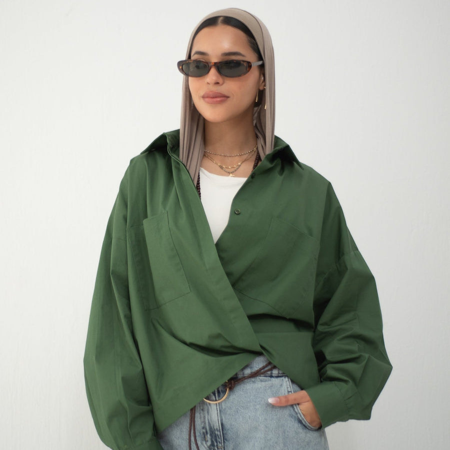 Cairo Shirt Grass - AB Essential Women Wear