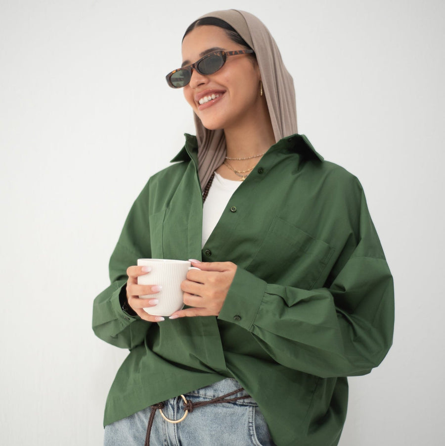 Cairo Shirt Grass - AB Essential Women Wear