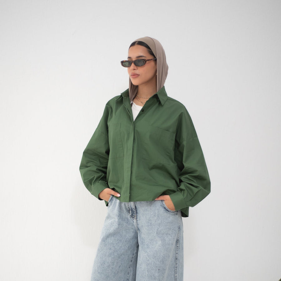 Cairo Shirt Grass - AB Essential Women Wear