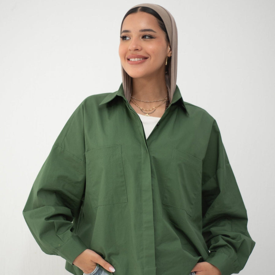 Cairo Shirt Grass - AB Essential Women Wear