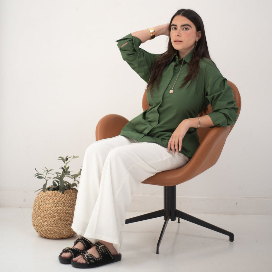 Cairo Shirt Grass - AB Essential Women Wear