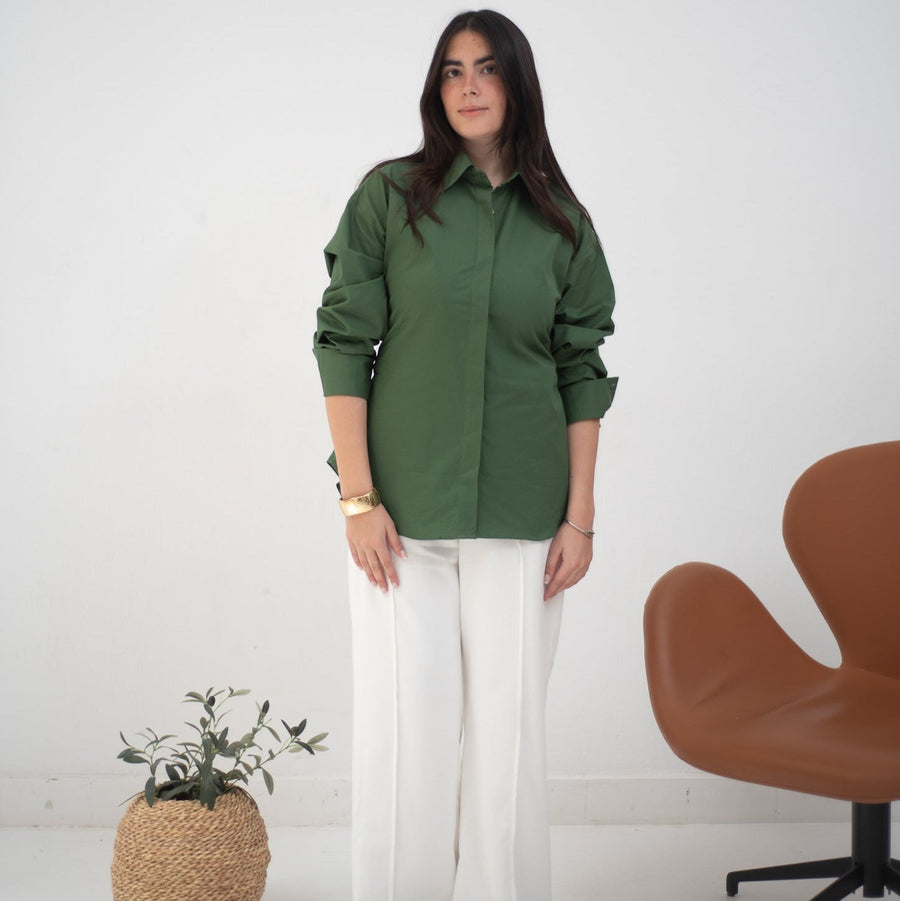 Cairo Shirt Grass - AB Essential Women Wear