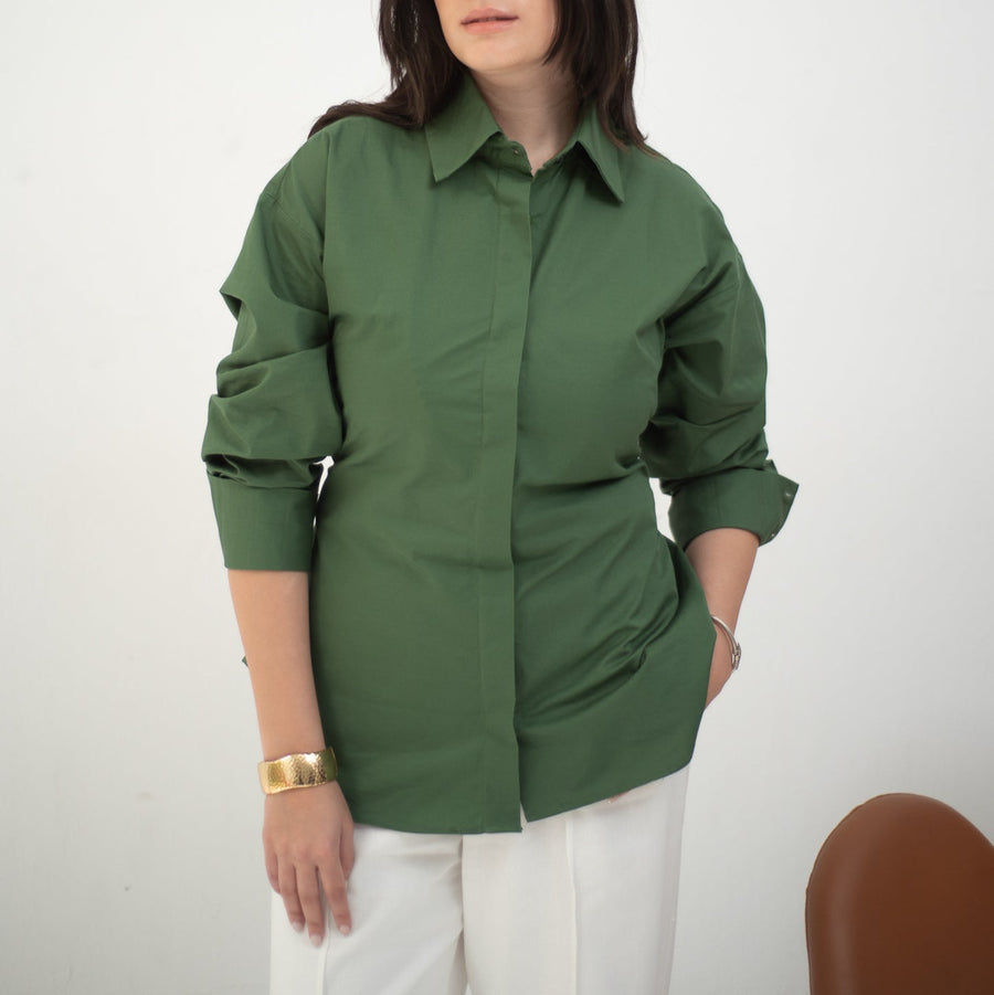 Cairo Shirt Grass - AB Essential Women Wear