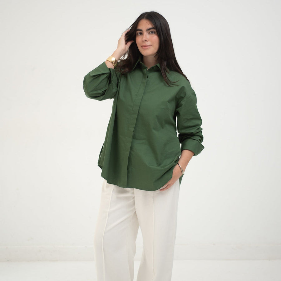 Cairo Shirt Grass - AB Essential Women Wear