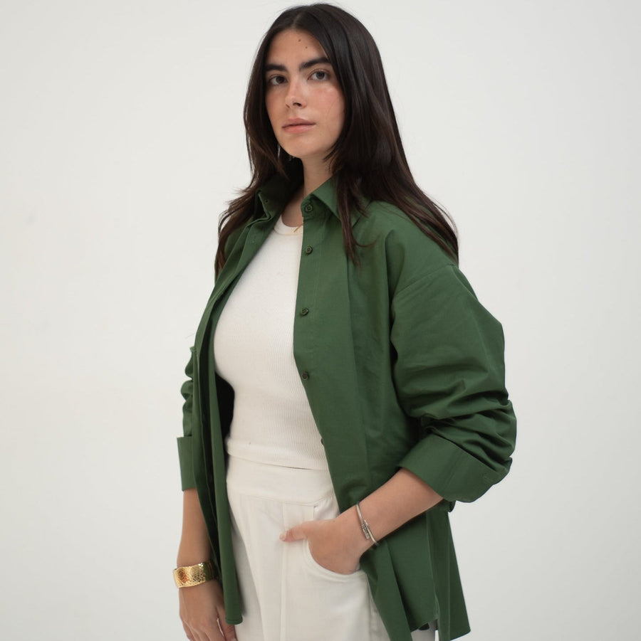 Cairo Shirt Grass - AB Essential Women Wear