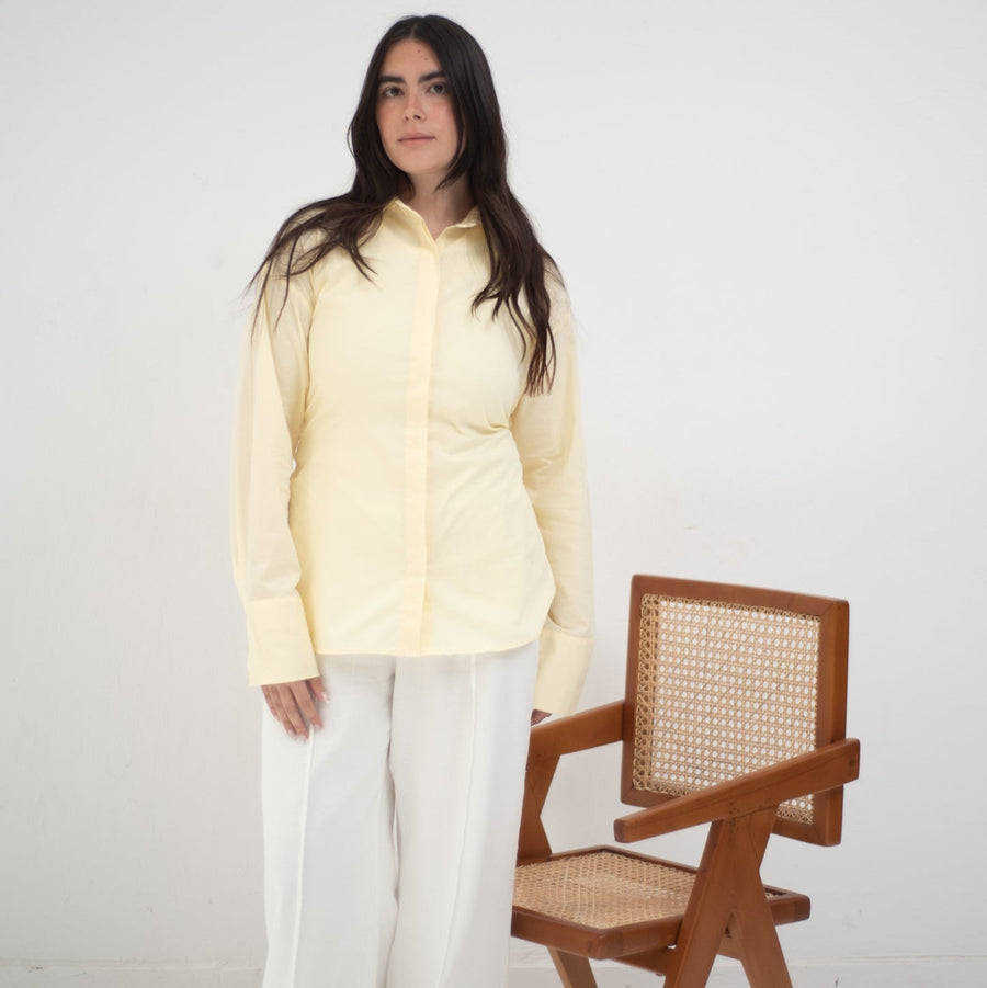 Cairo Shirt Lemon - AB Essential Women Wear