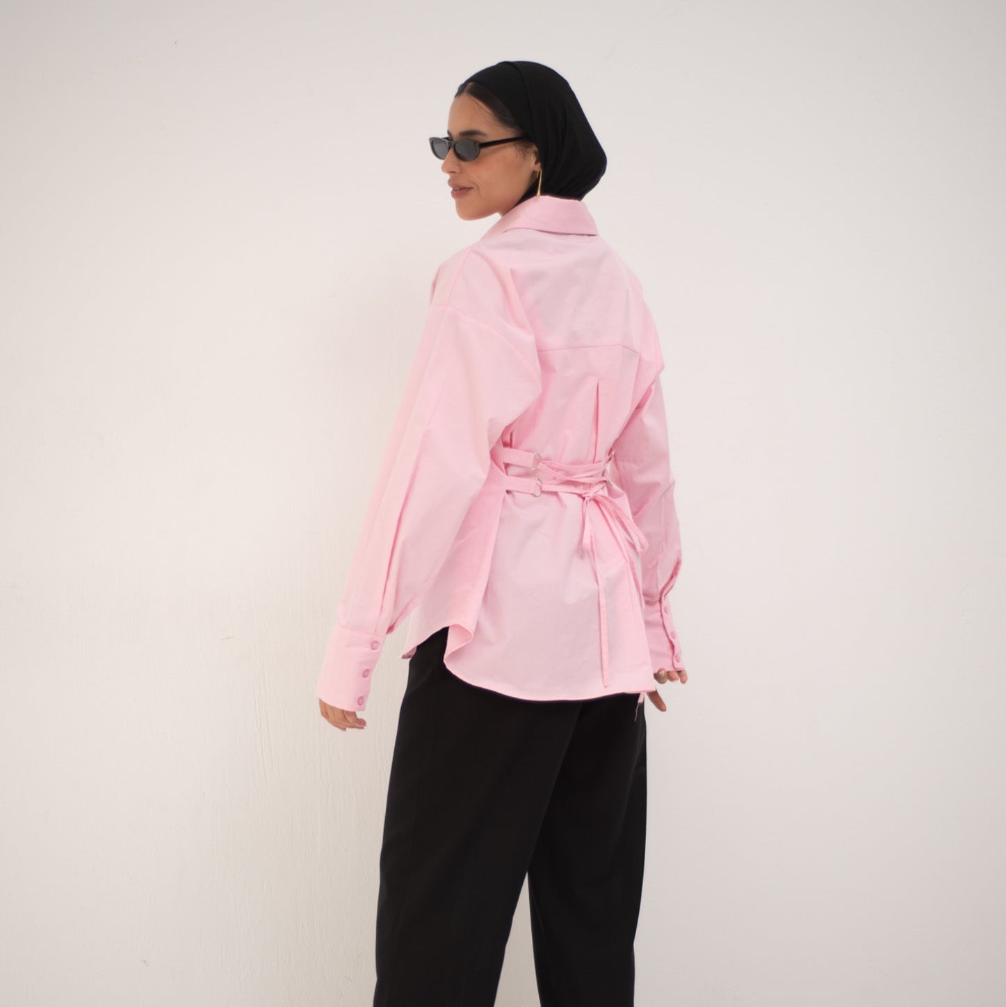 Cairo Shirt Powder Pink - AB Essential Women Wear