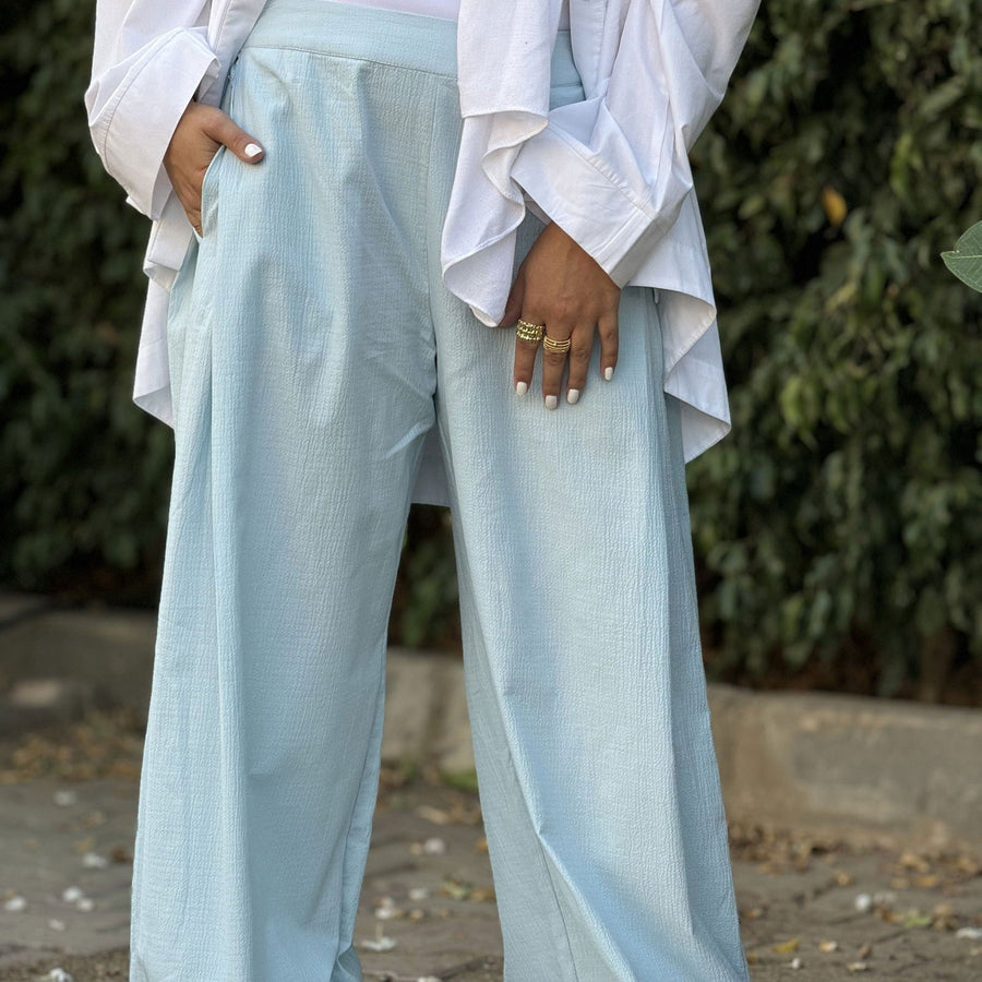 Cleo Pants Baby Blue - AB Essential Women Wear