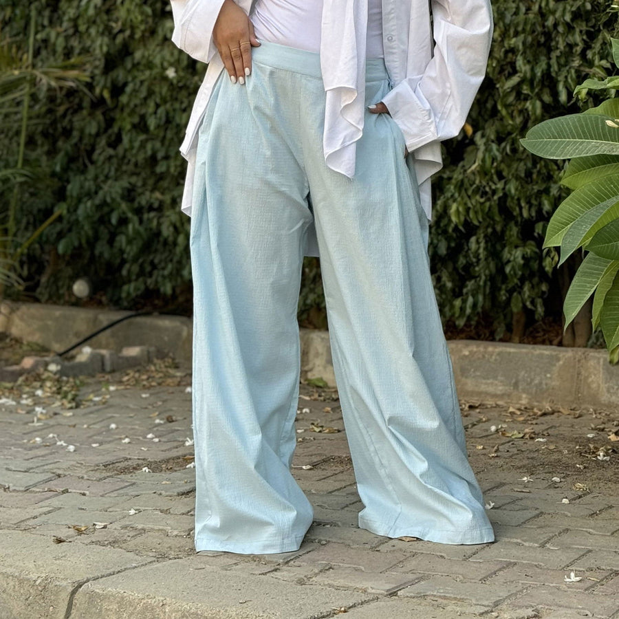 Cleo Pants Baby Blue - AB Essential Women Wear