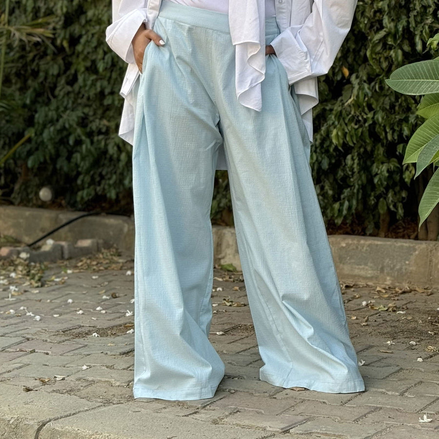 Cleo Pants Baby Blue - AB Essential Women Wear