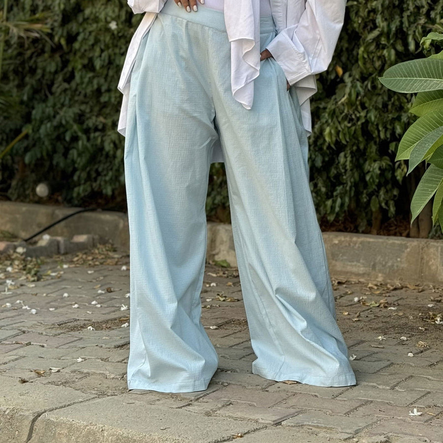 Cleo Pants Baby Blue - AB Essential Women Wear