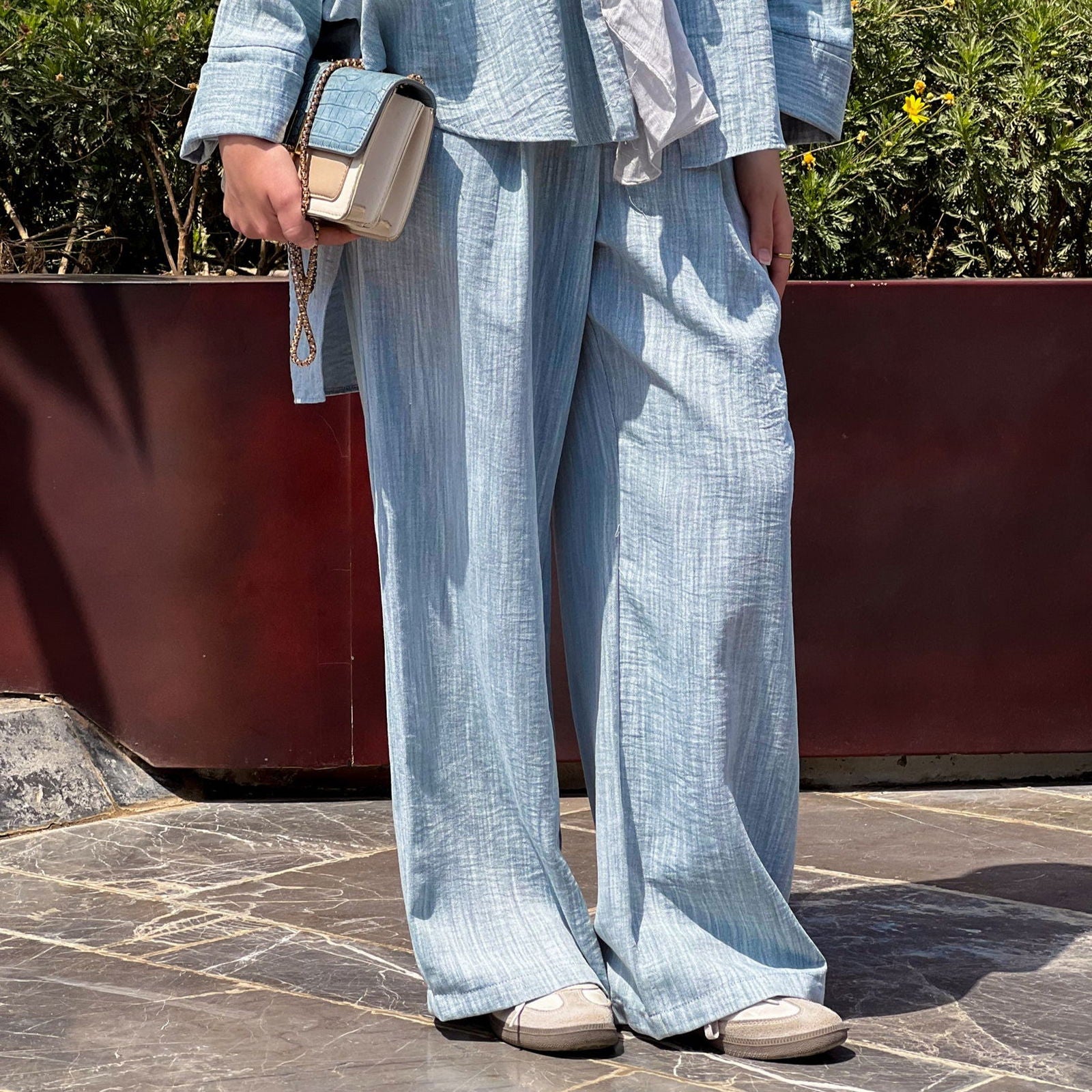 Comfort Pants Baby Blue - AB Essential Women Wear