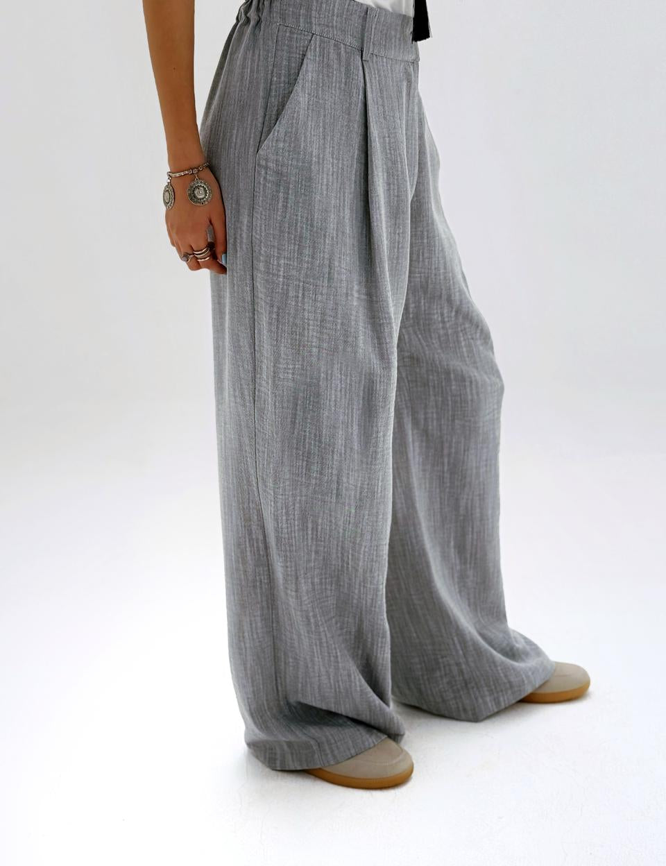 Comfort Pants Grey - AB Essential Women Wear