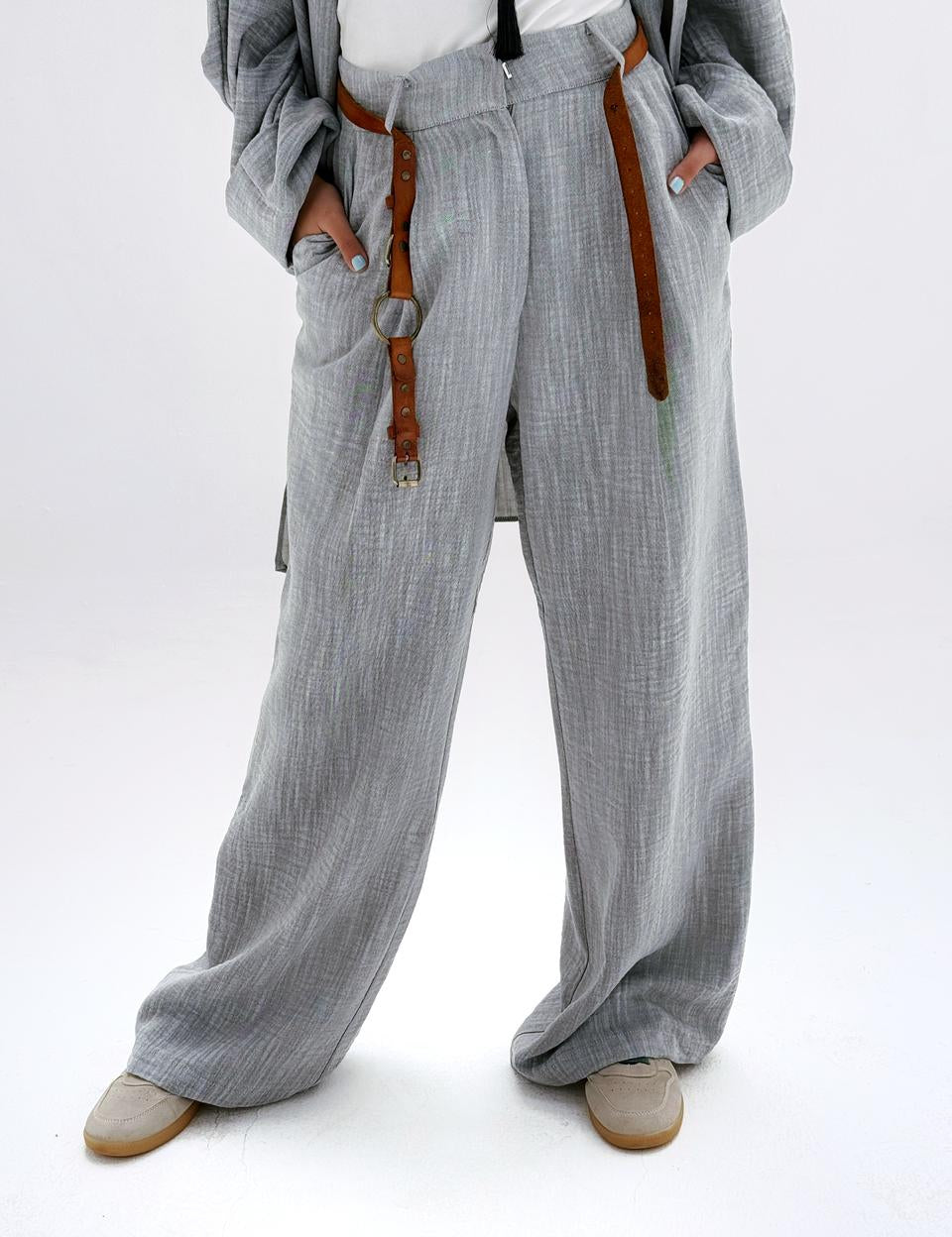 Comfort Pants Grey - AB Essential Women Wear