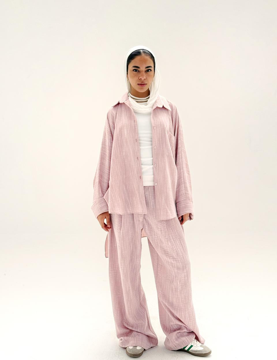 Comfort Pants Powder Pink - AB Essential Women Wear