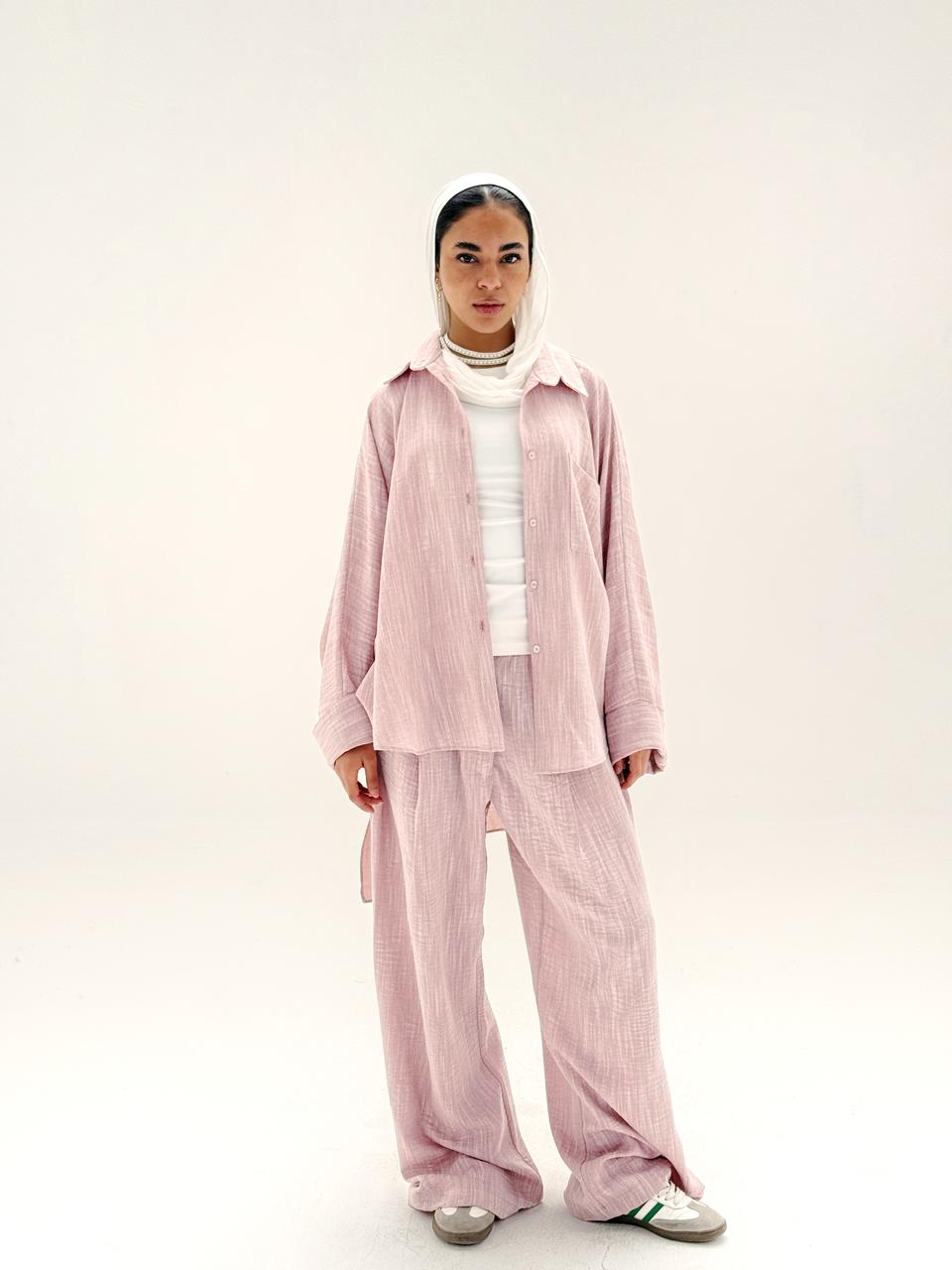 Comfort Pants Powder Pink - AB Essential Women Wear