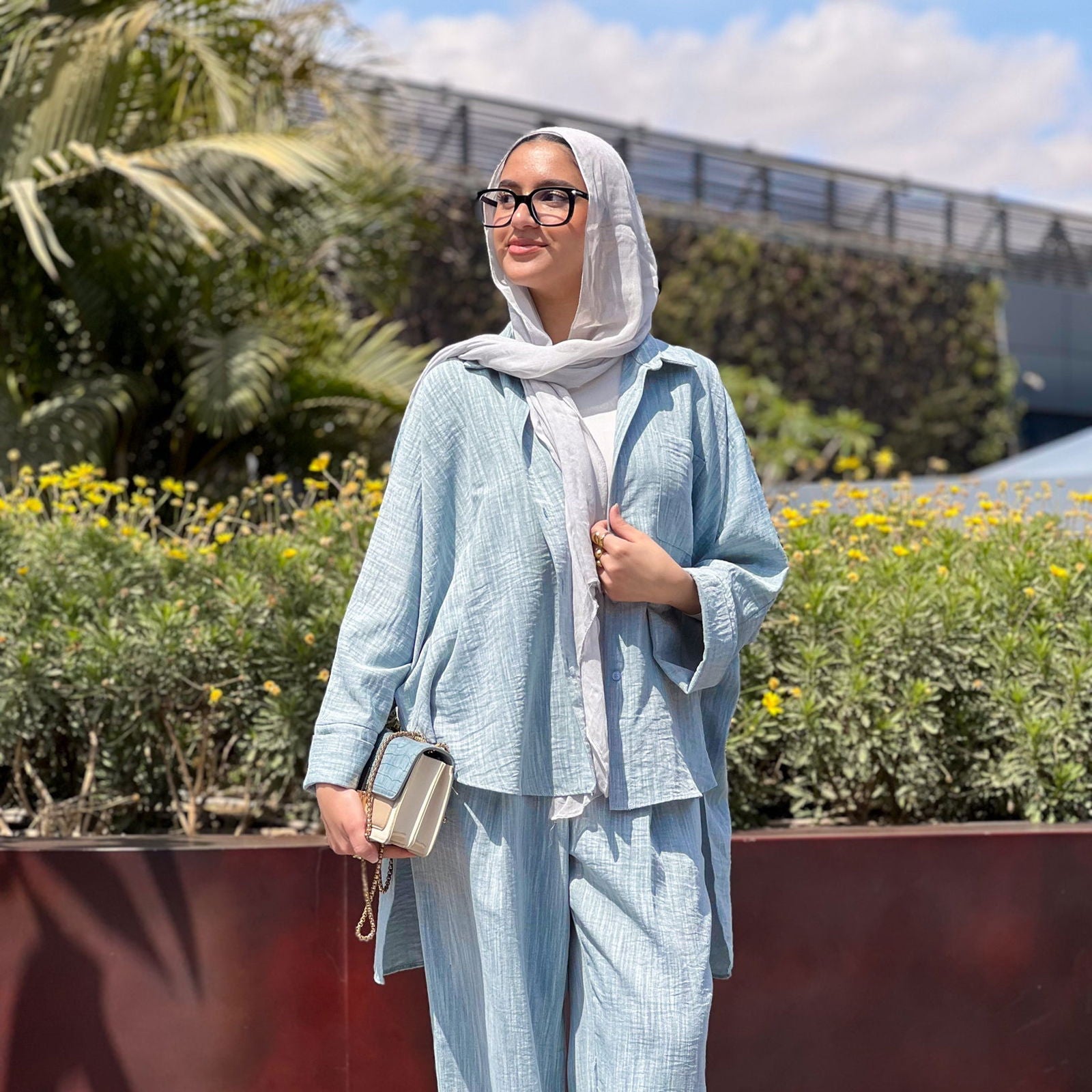 Comfort Shirt Baby Blue - AB Essential Women Wear