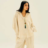 Comfort Shirt Dark Beige - AB Essential Women Wear