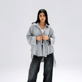 Comfort Shirt Grey - AB Essential Women Wear