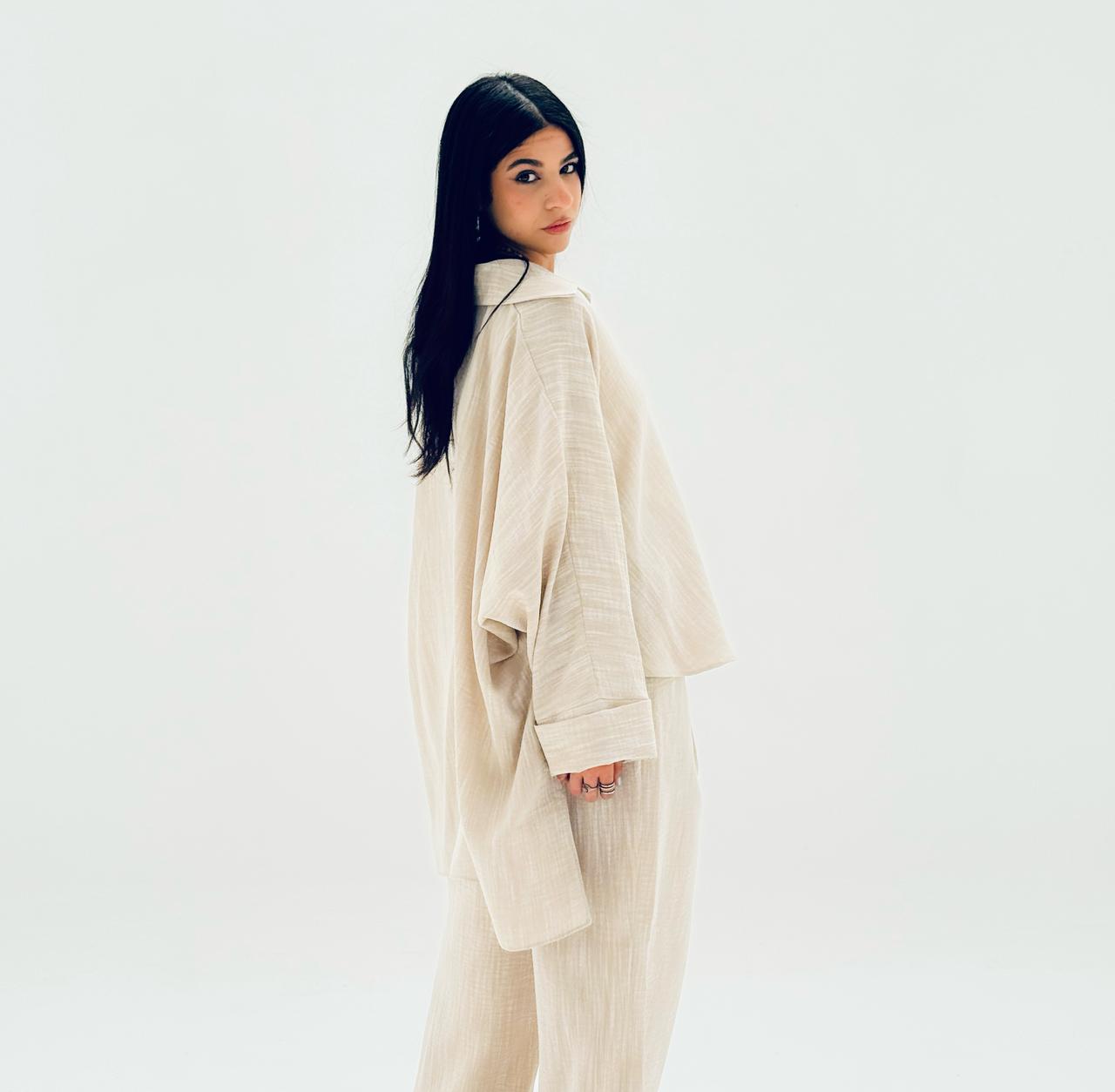 Comfort Shirt Light Cafe - AB Essential Women Wear