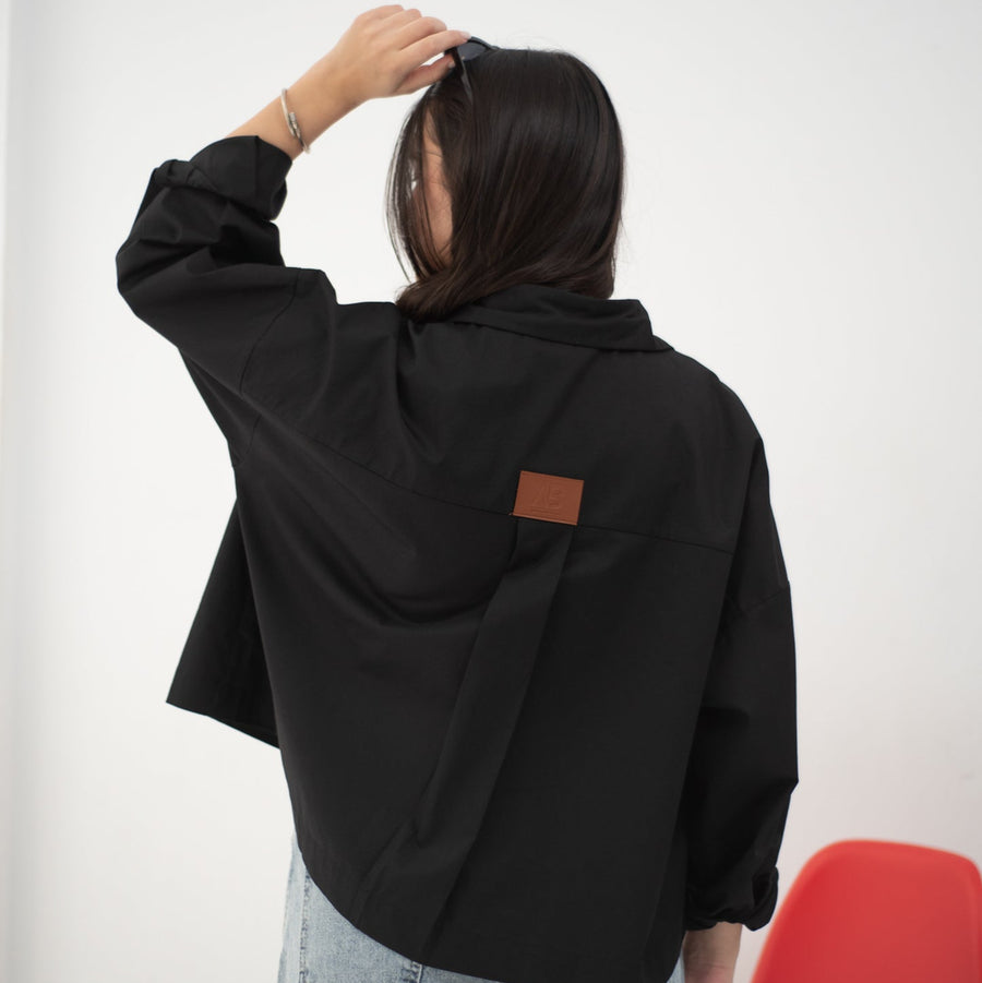 Cropi Shirt Black - AB Essential Women Wear
