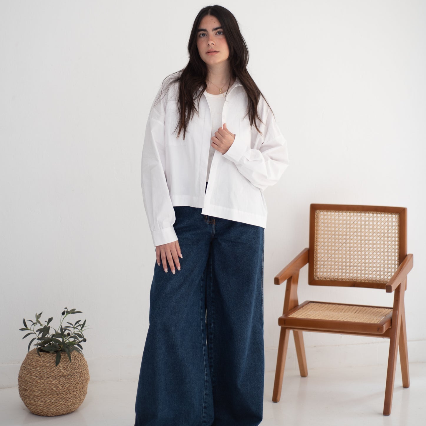 Cropi Shirt Cloud - AB Essential Women Wear