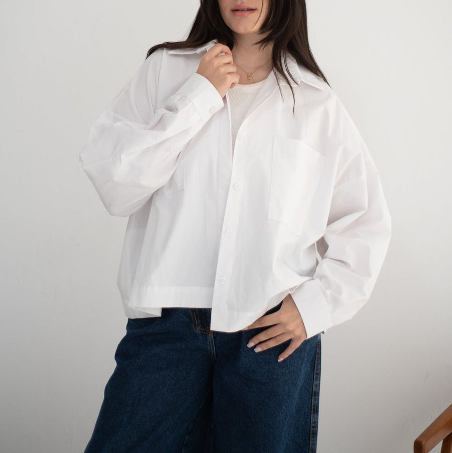 Cropi Shirt Cloud - AB Essential Women Wear