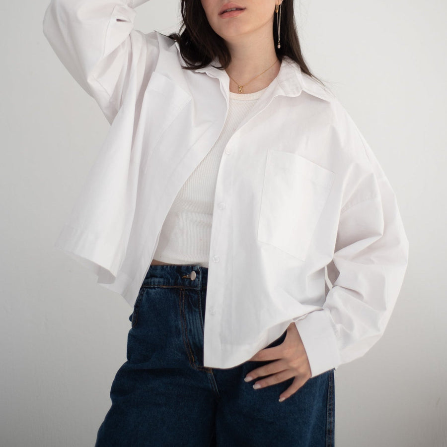 Cropi Shirt Cloud - AB Essential Women Wear
