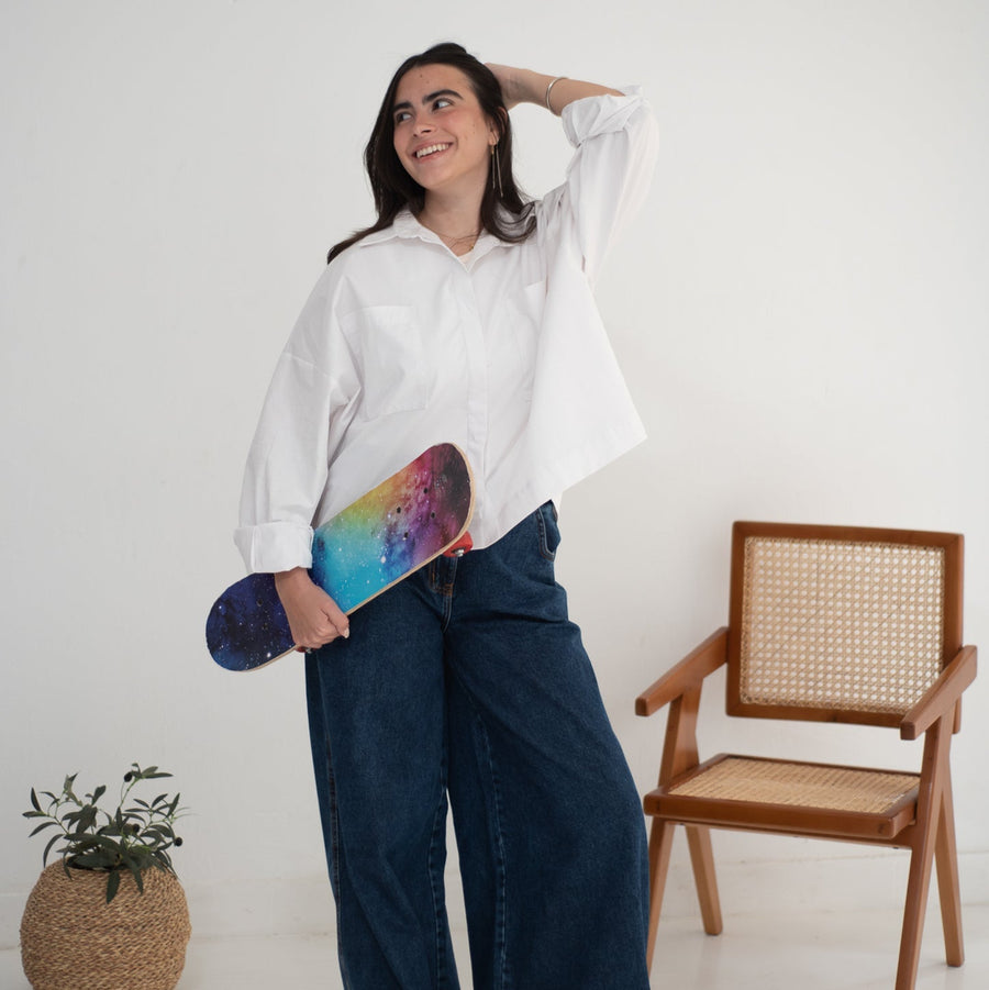 Cropi Shirt Cloud - AB Essential Women Wear