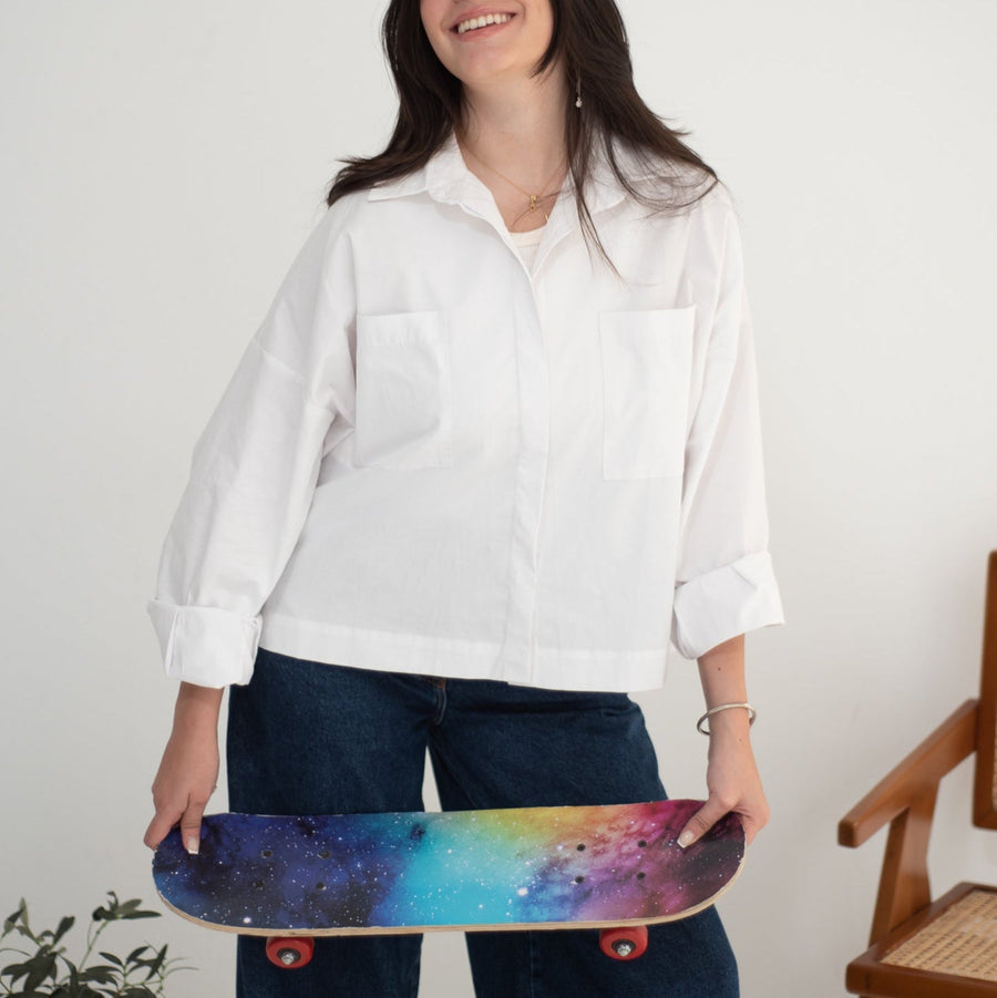 Cropi Shirt Cloud - AB Essential Women Wear