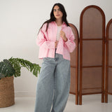 Cropi Shirt Powder Pink - AB Essential Women Wear
