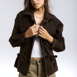 Warm Wool Jacket Brown