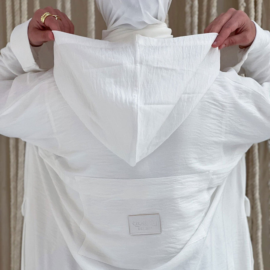 Dorra Abaya Off White - AB Essential Women Wear