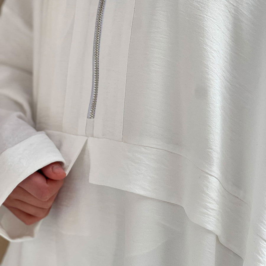 Dorra Abaya Off White - AB Essential Women Wear