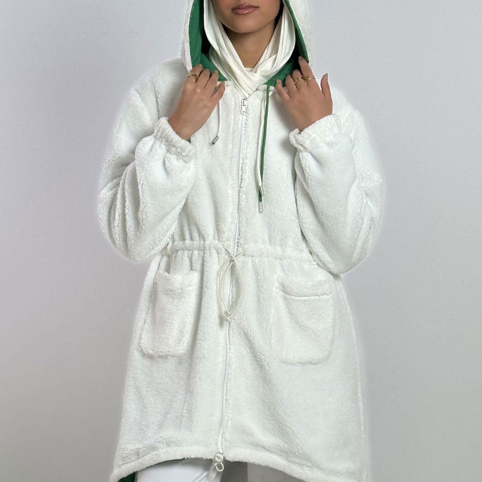 Double Face Fur Waterproof Jacket - AB Essential Women Wear