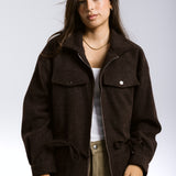 Warm Wool Jacket Brown