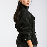Warm Wool Jacket Black