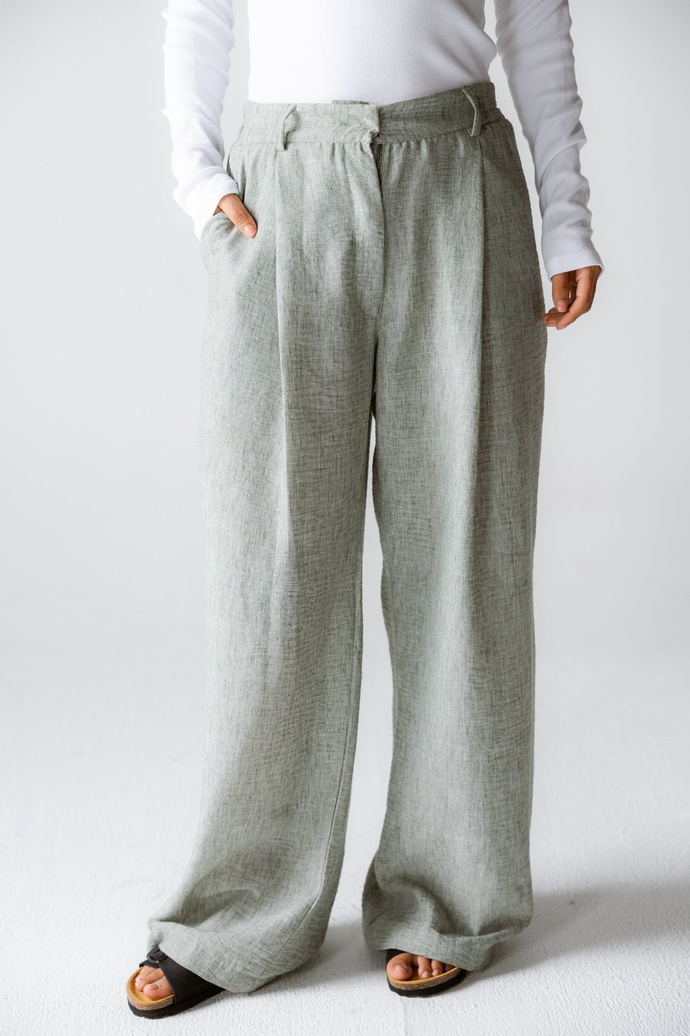 Must Have Linen Pants Olive