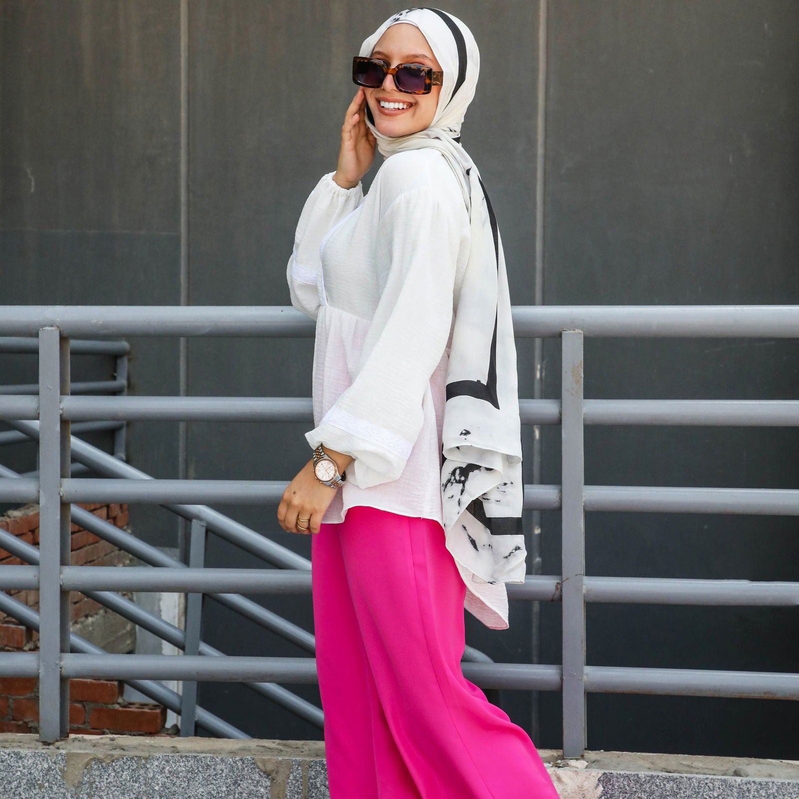 Embroidery Top White - AB Essential Women Wear