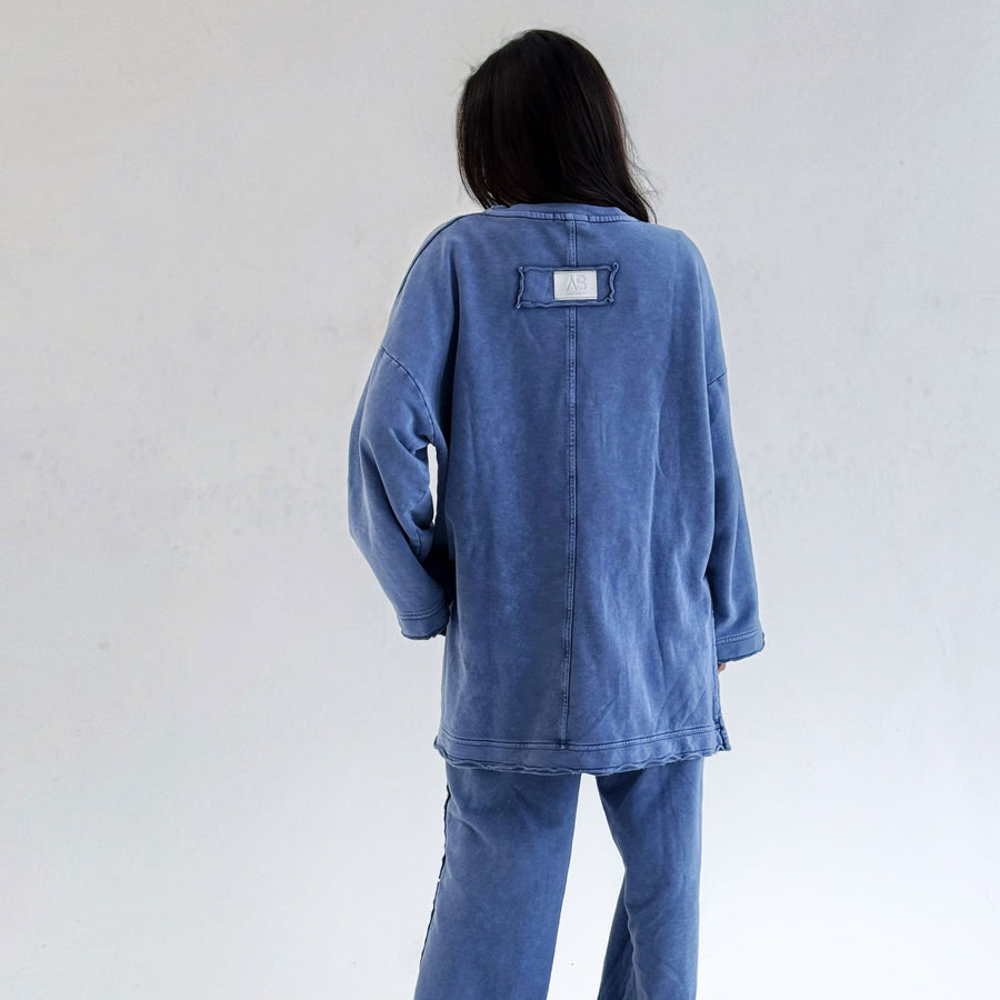 Everyday Cotton Set Blue - AB Essential Women Wear