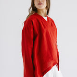 Linen Air Top Red