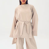 Feel Good Set Butter Cream - AB Essential Women Wear
