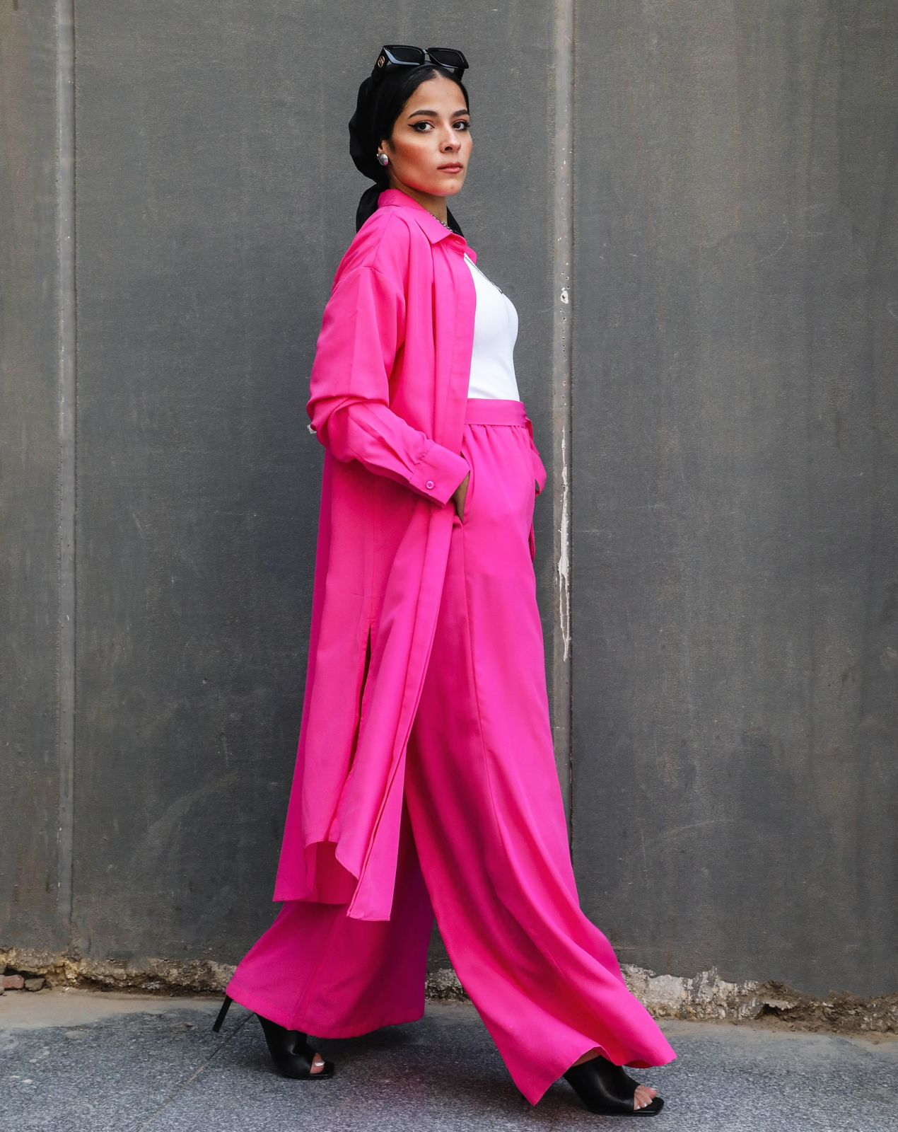 Flair Pants Fuchsia - AB Essential Women Wear