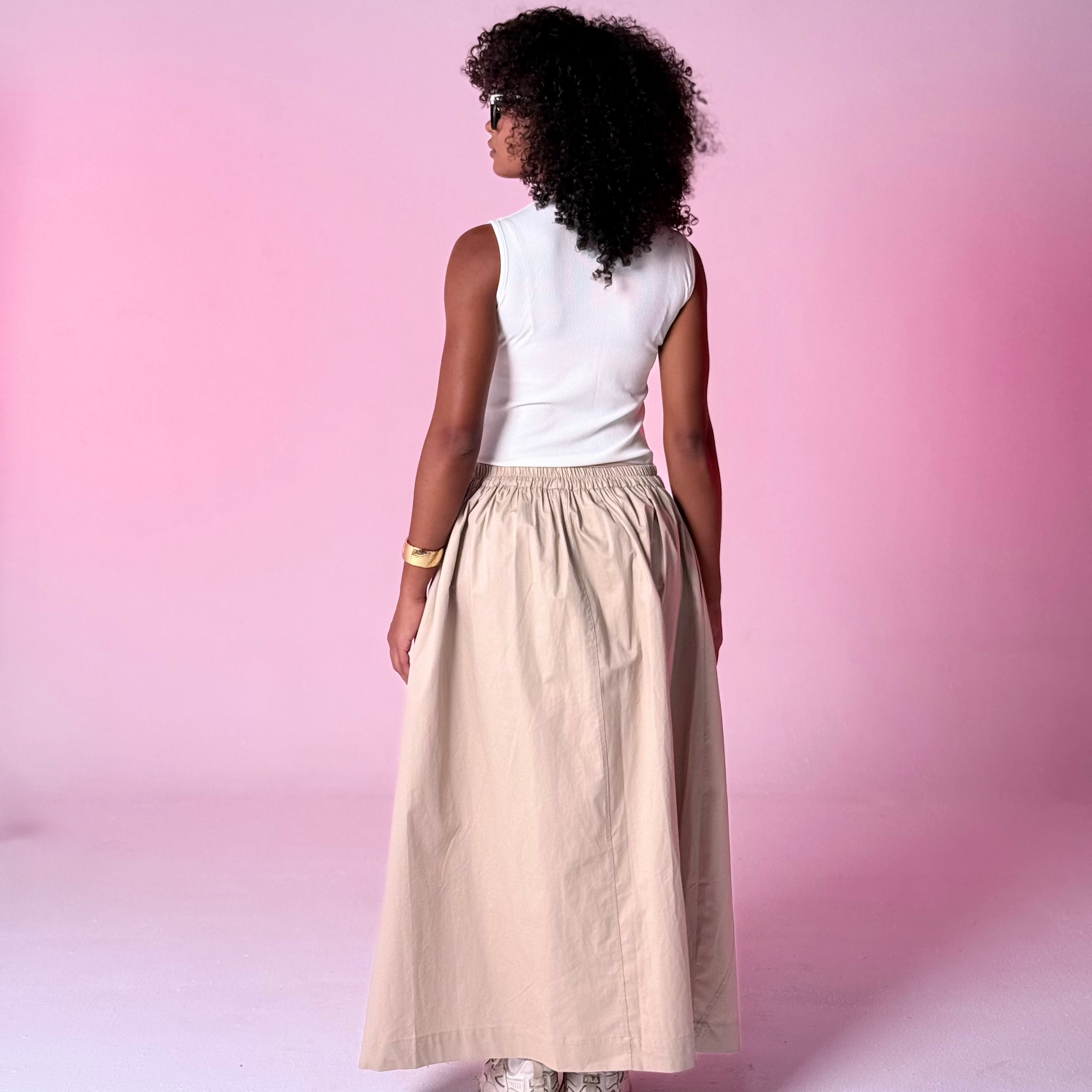 Balloon Skirt Beige