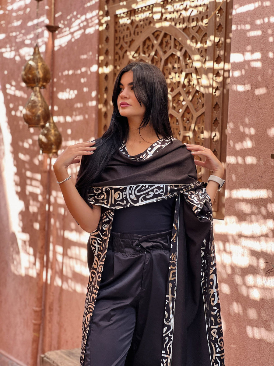 Kalimat Kaftan Silver - AB Essential Women Wear