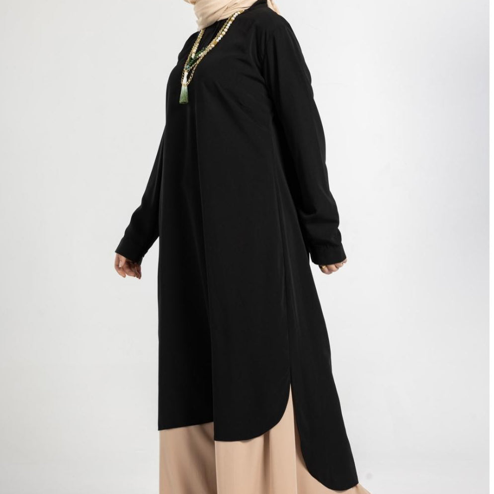 Luxury Shirt Black - AB Essential Women Wear