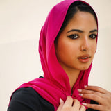 Magneta Chiffon Scarf - AB Essential Women Wear